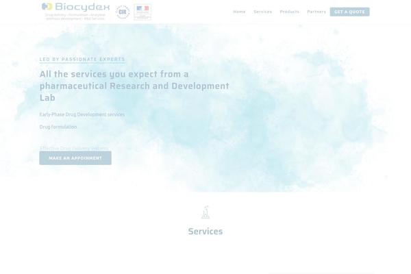 Clariwell theme site design template sample