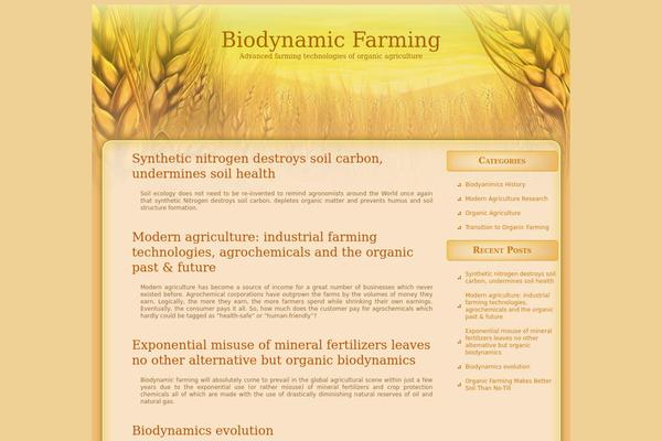 biodynamic-farming.com site used Wheat_farm