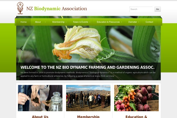 biodynamic.org.nz site used NonProfit
