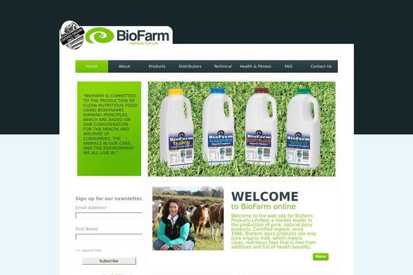 biofarm theme websites examples