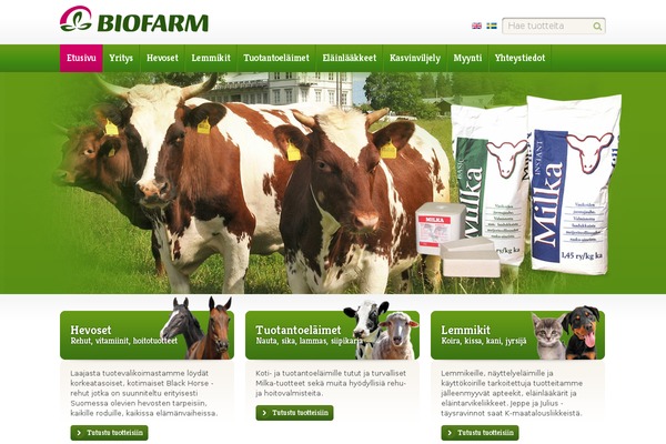 biofarm.fi site used Biofarm