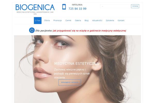 biogenica.pl site used Biogenica
