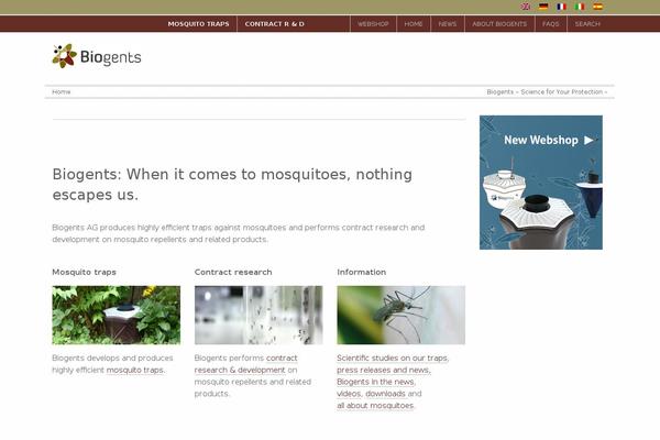 WordPress website example screenshot