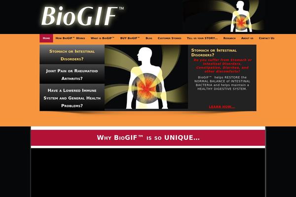 biogif.com site used Headway