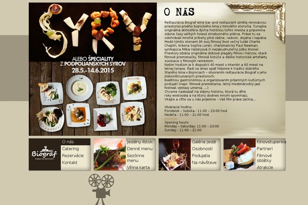 biografrestaurant.sk site used Biograf