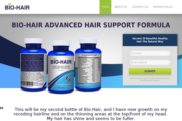 biohairformula.com site used Biohairformula