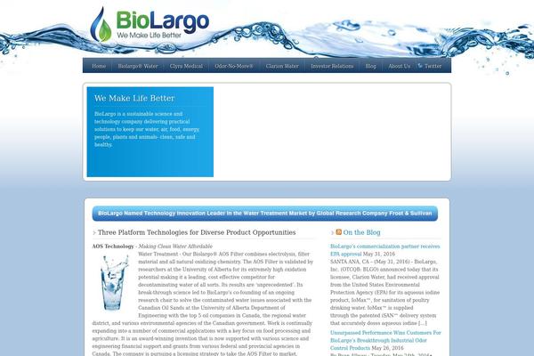 biolargo.com site used Enterprise