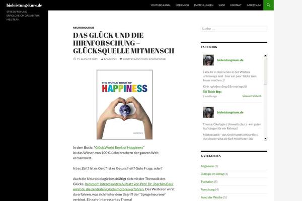WordPress website example screenshot