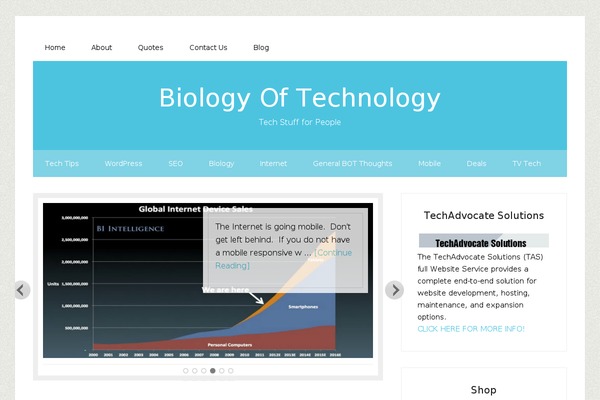biologyoftechnology.com site used Bot-magazine-pro