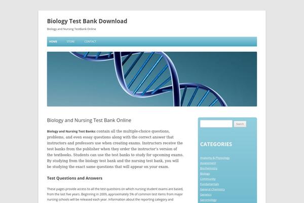 Twenty Twelve theme site design template sample