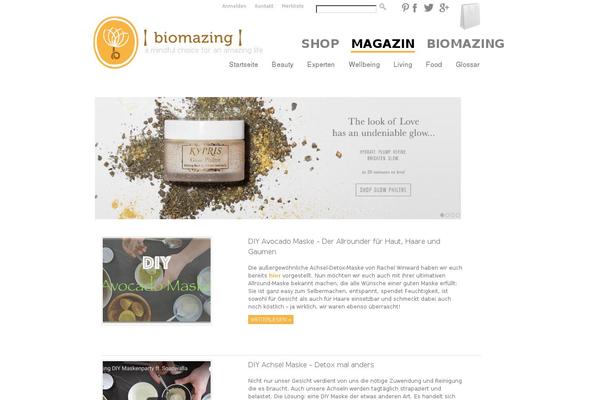 biomazing.ch site used Biomazing