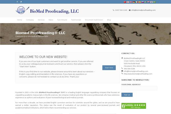 biomedproofreading.com site used Biomed
