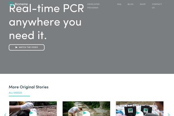 biomeme.com site used Biomemecorporate