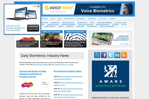 biometricupdate.com site used Bu