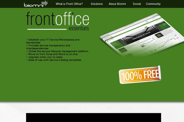 WordPress website example screenshot