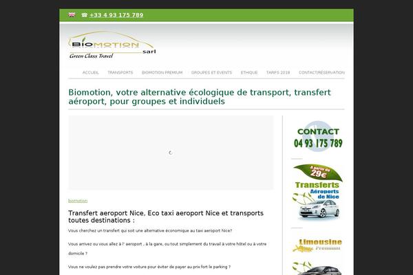 biomotion.fr site used Biomotion
