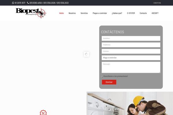 BeTheme Child theme site design template sample