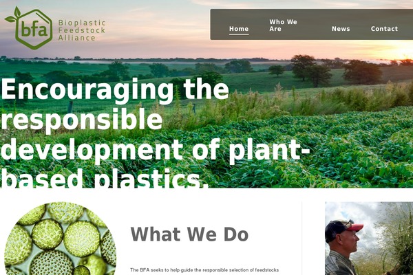 bioplasticfeedstockalliance.org site used Bfa-site
