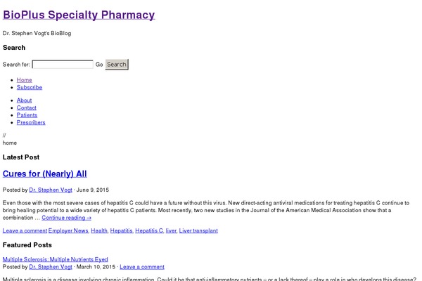 WordPress website example screenshot