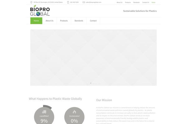 Econature-child theme site design template sample