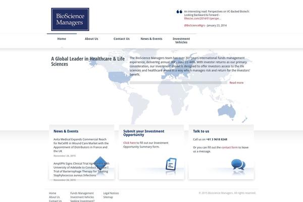 biosciencemanagers.com site used Biosciencemanagers