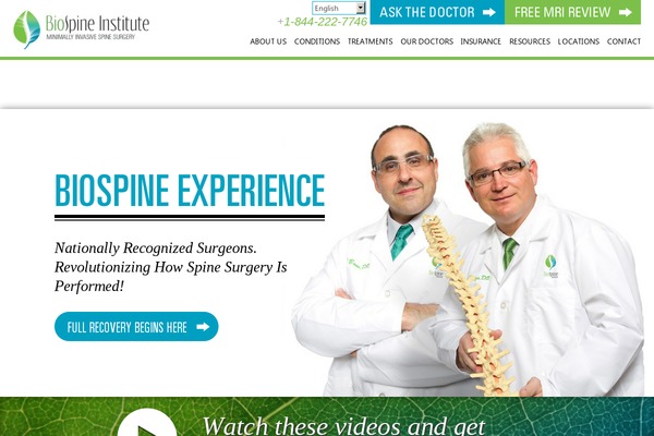 biospine.com site used Biospine