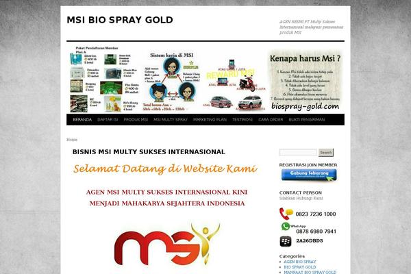 Twenty Ten theme site design template sample