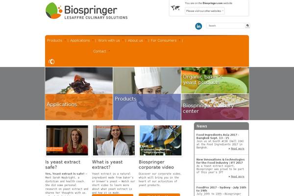 biospringer.com site used Bridge-lesaffre