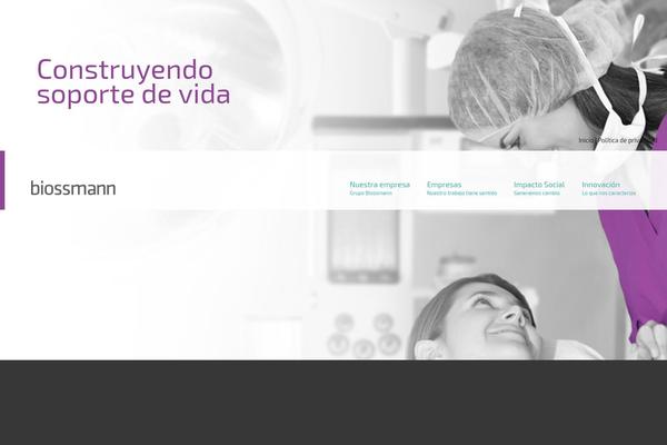 biossmann.com site used Biossmann