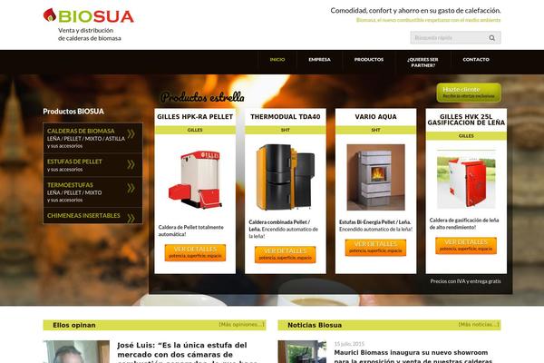 WordPress website example screenshot