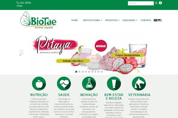 biotae.com.br site used Biotae