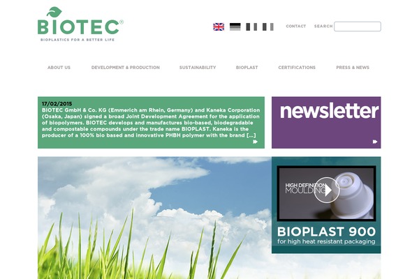 Biotec theme websites examples