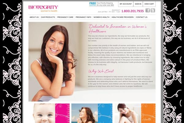 Promise theme site design template sample