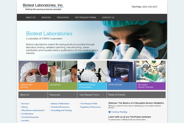 biotestlabs.com site used Biotest