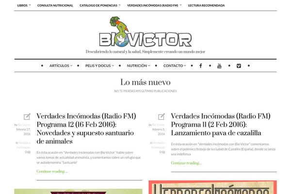 biovictor.com site used Sintra-child