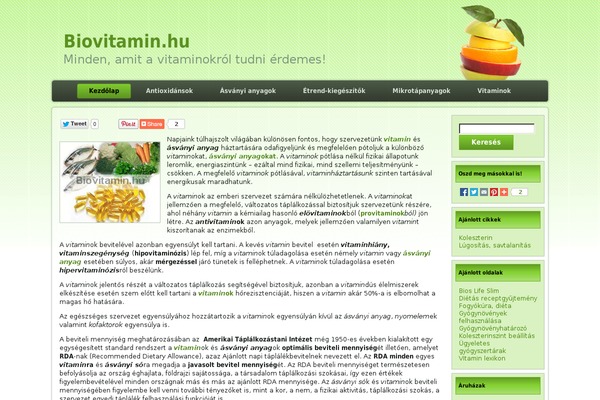 biovitamin.hu site used Biovitamin