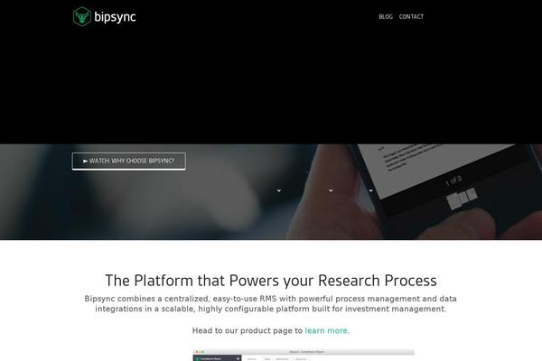 bipsync.com site used Bipsync