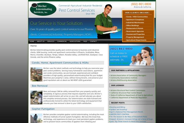 bircherexterminating.com site used Bircherexterminating