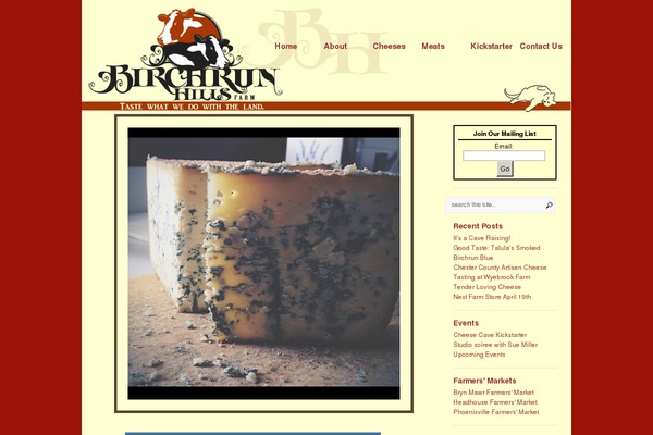 birchrunhillsfarm.com site used Prospectum