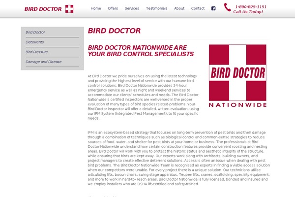WordPress website example screenshot