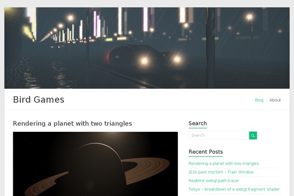 Spacious theme site design template sample