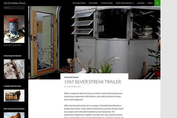 Twenty Fourteen theme site design template sample