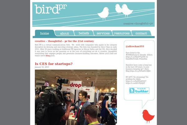 birdpr.com site used Birdpr
