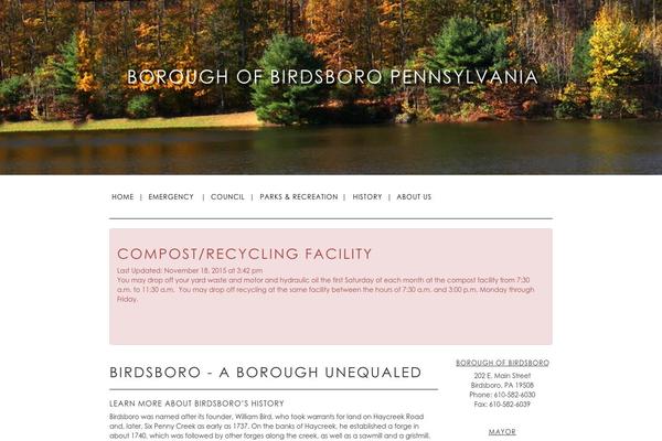 birdsboropa.org site used Birdsboro