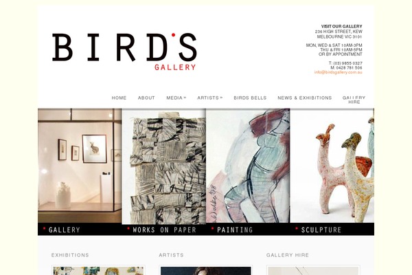 birdsgallery.com.au site used Dandelion v.2.6.8
