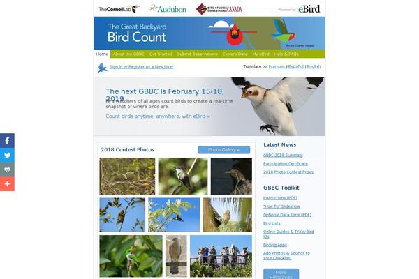 birdsource.org site used Ebirdsimple