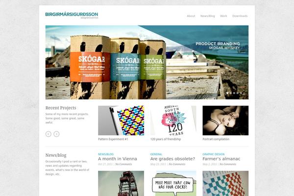 Craft theme site design template sample