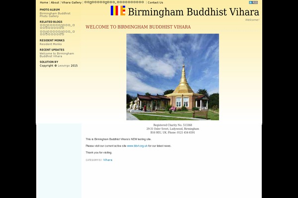 birminghambuddhistvihara.org site used Myjournal-theme