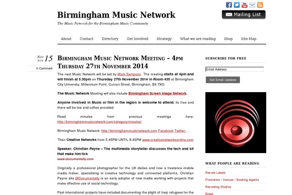 WordPress website example screenshot