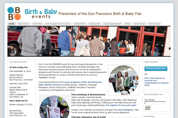 birthandbabyfair.com site used Kboom-v1.2.1